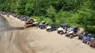 Over 50 Machines At Little Cuba  ! Pt 2 Northumberland District ATV club Ride To Little Cuba  !