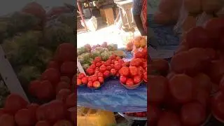 African local market in a rural village #westafrica #africa #trending