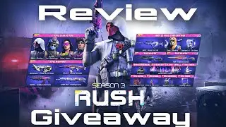 New Season 3 Rush Battle Pass Review&hellip;. GIVEAWAY!!