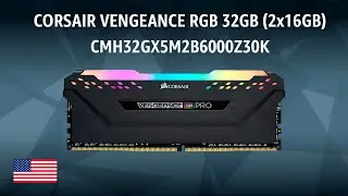 DDR5 RAM CORSAIR VENGEANCE RGB 32GB (2x16GB) CMH32GX5M2B6000Z30K | TEST | English