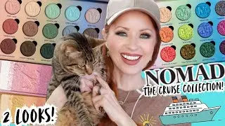 NEW NOMAD COSMETICS CRUISE COLLECTION REVIEW + 2 LOOK TUTORIAL