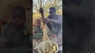The daily life and diet of the Hazarbi tribe #africa
