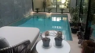 BEAUTIFUL INDOOR SWIMMING POOL DESIGN IDEAS | LUXURY SMALL HOME INDOOR SWIM POOL DECOR INSPIRATION