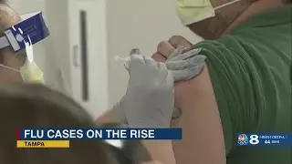 Flu cases on the rise