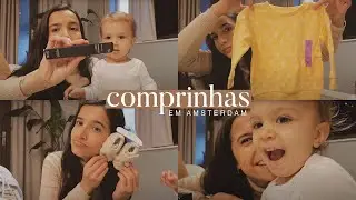 Chegamos na Holanda & primeiras compras pra Sarah e bebê ✨