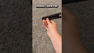 Butterfly knife trick - index rollover #balisong #butterflyknife #shorts #knifetricks #fidget #fyp