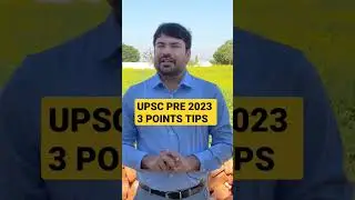 UPSC PRE 2023 Important 3 tips #shorts #ias #upsc #viral  #upsc_cse_pre_2023