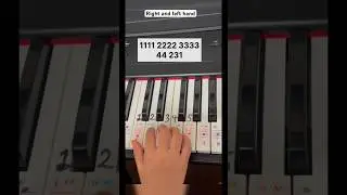 Right and left hand sound pro &🎹 #piano #pianolearning #practicepiano #pianolessons #justpiano