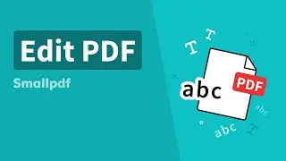 How to edit text in a PDF, with Smallpdf