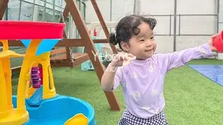 [Vlog] 다리 다침🏥 | 이랑이와 첫 만남👧🏻👶🏻 | 영아부 교사 야유회 | 21개월 | 생후636일~652일