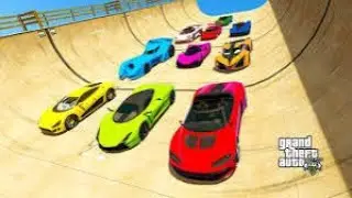 🔴World's Highest GTA 5 -TRIED THE IMPOSSIBLE  SUPER MEGA RAMP CHALLENGE #shortsfeed #shortsviral