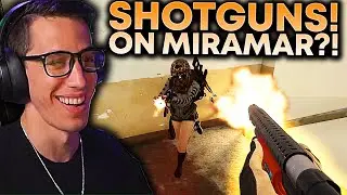 USING ONLY SHOTGUNS ON MIRAMAR | PUBG SQAUDS CHALLENGE GAMES