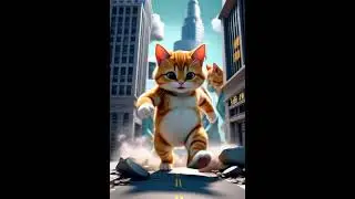 A highly detailed digital art scene of anthropomorphic cats in a hospital setti #viralvideo #cat