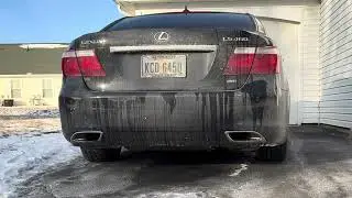Freezing Cold Start (-23C) Lexus LS460