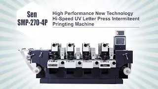 Sen SMP 270 - Letter Press Intermittent Label Printing Machine