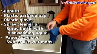 Lead-Safe Cleaning of Vertical Windows