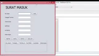 Tutorial Membuat Aplikasi Surat Masuk & Surat Keluar Menggunakan Java NetBeans Part2 (2/6)