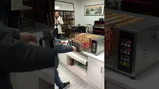 Part 932 Full-automatic rotating barbecue machine Mutton kebab grill CommercialBBQ machine🥰
