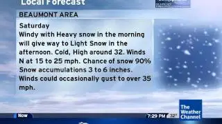 Intellistar Snowstorm  Beaumont,TX