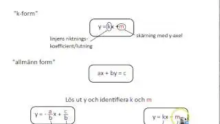 1 2 Mer om r&auml;ta linjer allm&auml;n form