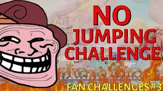 Cuphead Fan Challenges #3 - No Jumping Challenge!