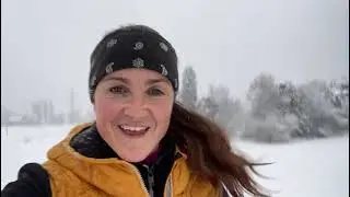 Laufen im Schnee