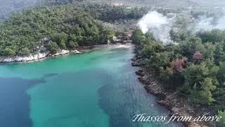 THASSOS FROM ABOVE - &Pi;&Alpha;&Rho;&Alpha;&Lambda;&Iota;&Alpha; &Gamma;&Lambda;&Upsilon;&Phi;&Omicron;&Nu;&Epsilon;&Rho;&Iota; - GLIFONERI BEACH