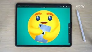 Drawing Facebook Care Reaction On Ipad