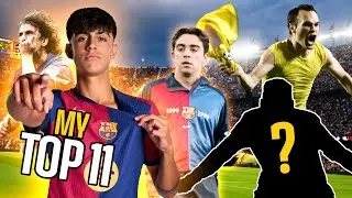 MARC BERNAL | MY TOP 11 (ALL-TIME BAR&Ccedil;A LEGENDS) | FC Barcelona 🔵🔴
