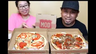 FIRST TIME EATING MOD PIZZA MUKBANG!