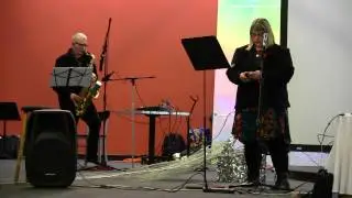 LAURIE ROLLINS ANDERSON & STEVE BRADLEY: Live @ Artdromeda, Montgomery Park, Baltimore, 12/2/2016