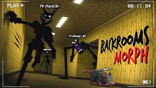 Playing Minecraft Backrooms Morph 
