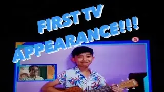 MY FIRST TV APPEARANCE!