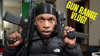 GUN RANGE VLOG! GLOCK34 & DIAMONDBACK15