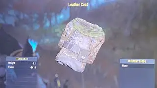 Leather coat rare fallout 76 apparel , finally got it after level 1000+