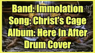 Immolation - Christ's Cage - Drum Cover #drumcover #drummer #deathmetal #musician #metaldrummer