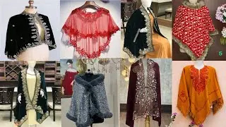  Latest Embroidered Fancy Cap Shawl Designs 2026 | Stylish Party Wear Shawl Ideas ✨