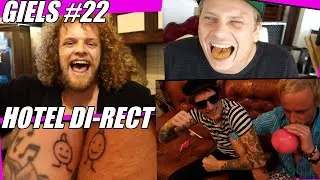 GIELS #22 HOTEL DI-RECT met SPIKE en WILL Tattoo Helium Fun & Jamie's Cinnamon Challenge