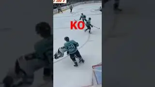 Soucy delivers KO punch 😵 #shortsviral #seattle #kraken #nhl #shortsfeed