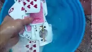 How to wash a deck of cards