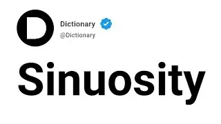 Sinuosity Meaning In English
