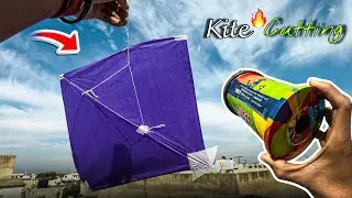 Mono kite new manjha testing 🔥 | kite cutting | new manjha unboxing | kite vlog 
