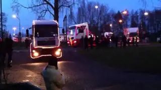 Lichtjesroute trucks in Oisterwijk