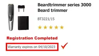 How to register your Philips Product / Extended Warranty for Trimmer - 2020