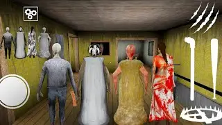 Playing as Granny and Grandpa , Granny Remake , Kamla in Granny Chapter 2