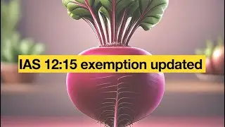IAS 12:15 Exemption UPDATED
