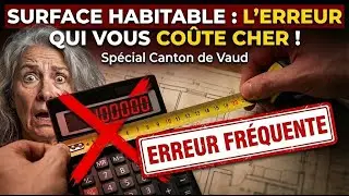 L'erreur à 100'000 francs sur votre surface habitable
