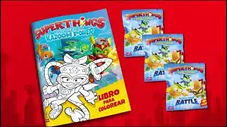 SuperThings Kazoom Power Battle colouring book 14.