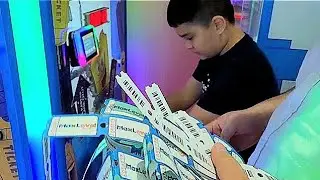 #funkidsvideo Max Level Oyun Merkezinde Oyunları Oynadık Biletleri Topladık,Eğlenceli Çocuk Videosu