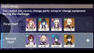 Heizou x Kazuha - 2.7 Spiral Abyss Floor 12 Clear Showcase (9star)